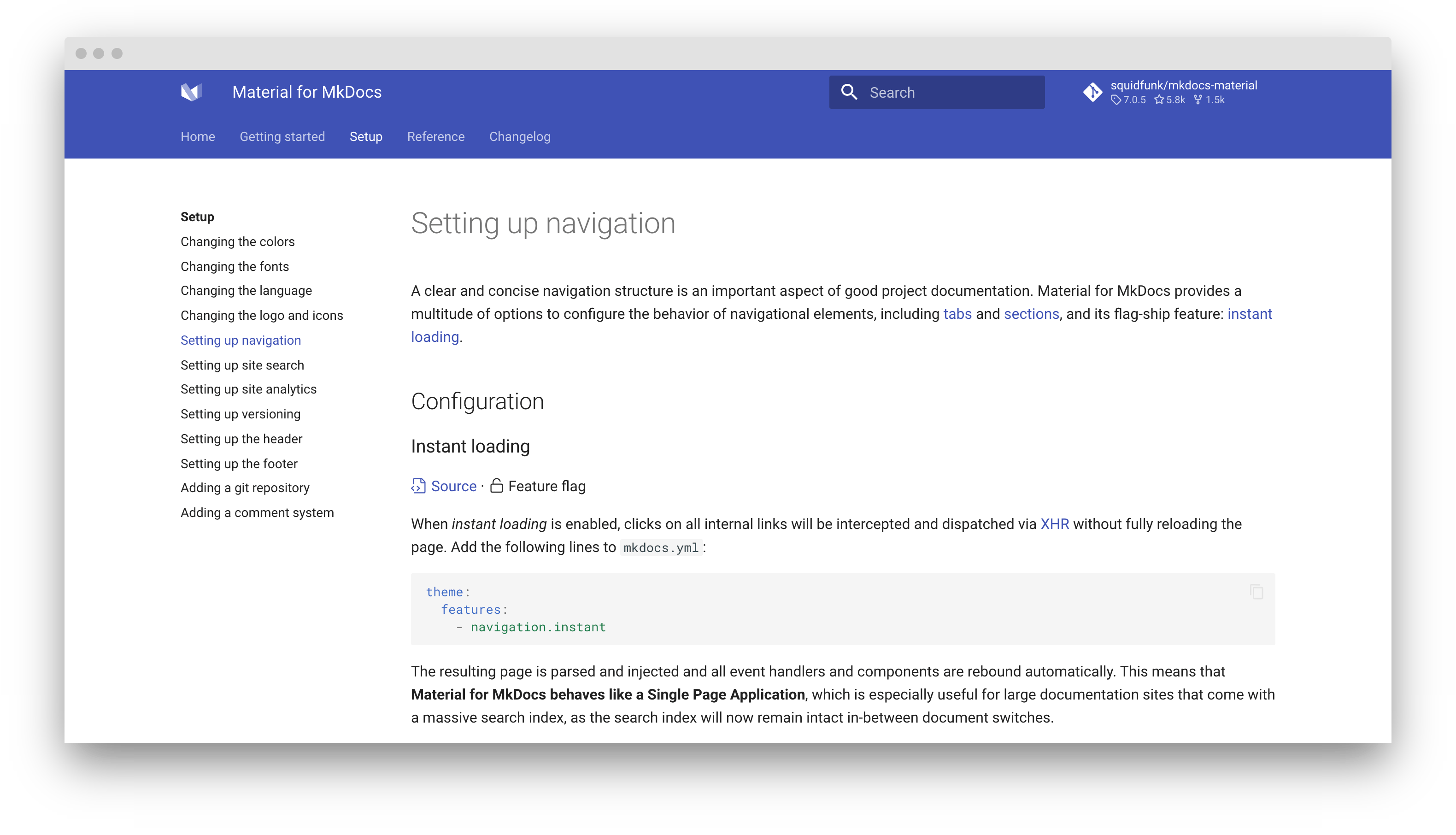 Hide table of contents enabled